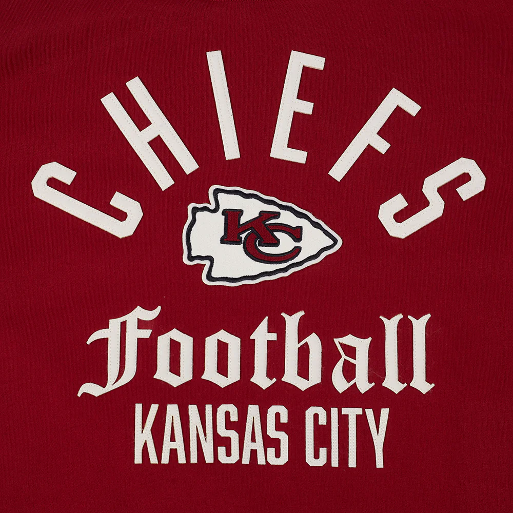 NFL KANSAS CITY CHIEFS MODERN ORIGINALS MEN'S FLC PO HOODIE (CARDINAL RED) - Image 7