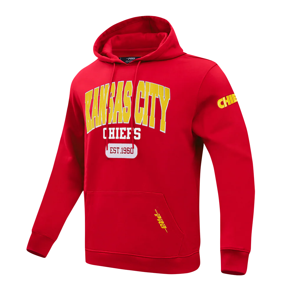 NFL KANSAS CITY CHIEFS CITY ARCH MEN'S FLC PO HOODIE (RED) - Image 4
