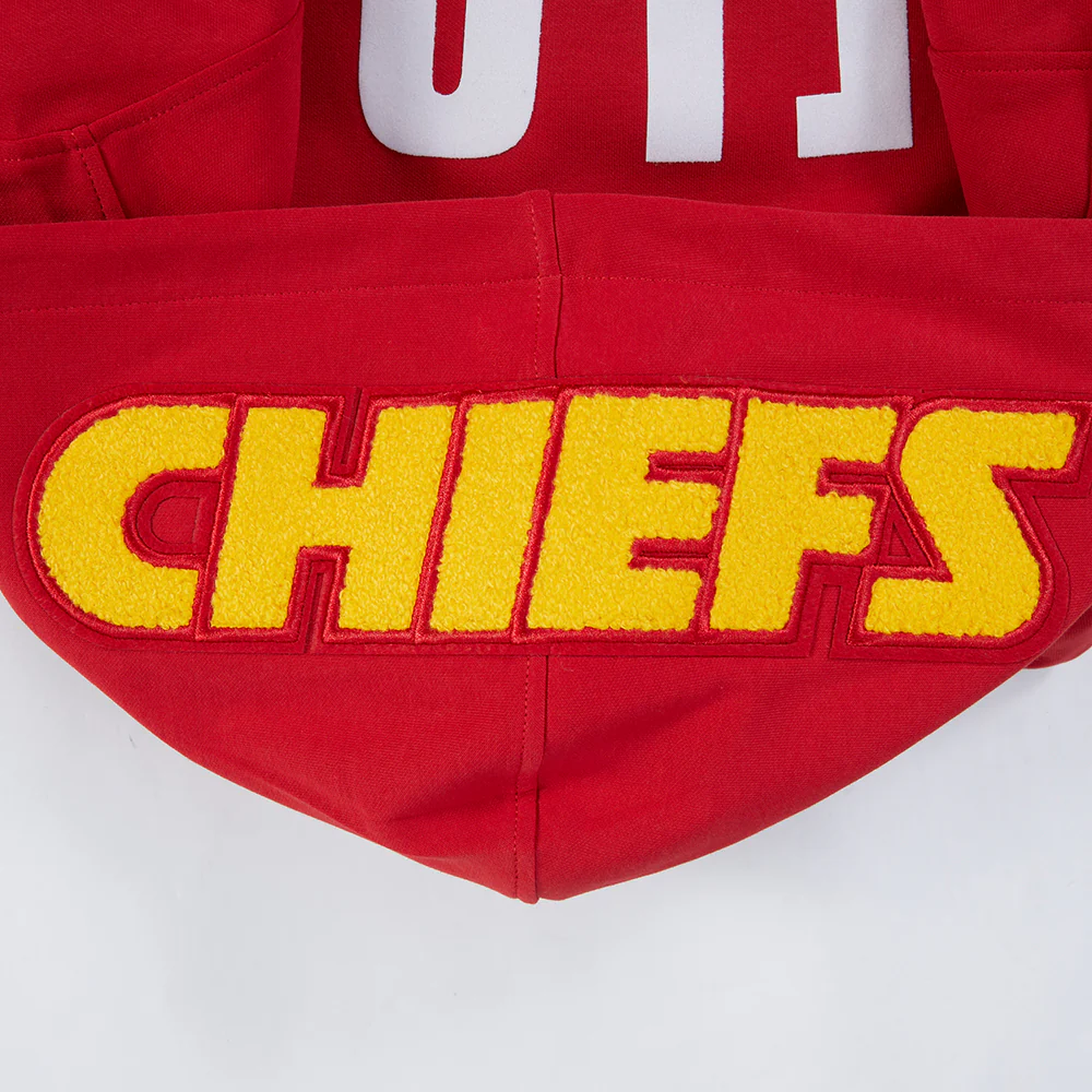 NFL KANSAS CITY CHIEFS TRAVIS KELCE #87 CLASSIC PNN MEN'S DK PO HOODIE - Image 6