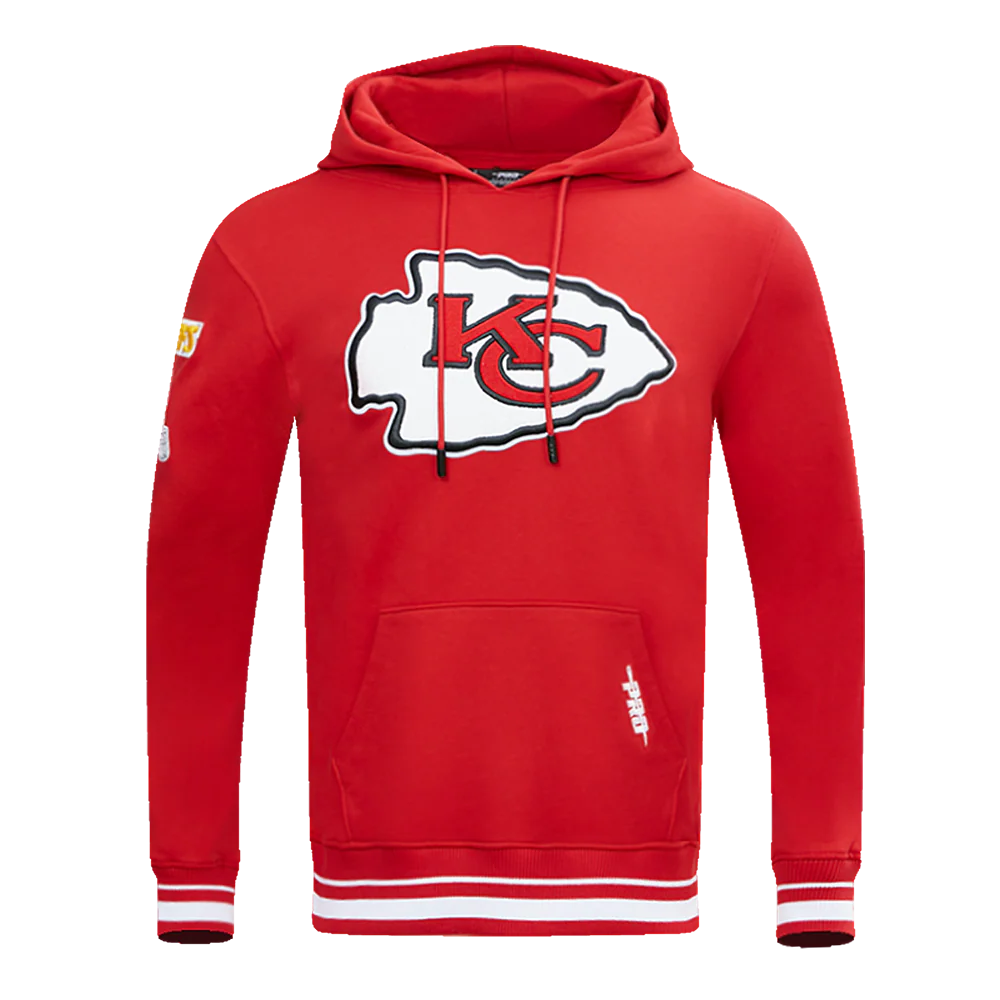 NFL KANSAS CITY CHIEFS MASHUP MEN'S PULLOVER HOODIE (RED)