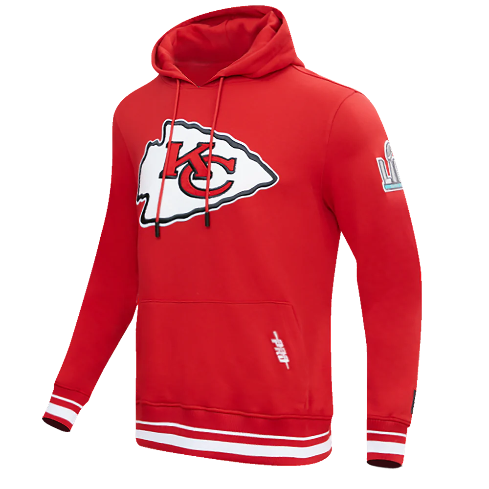 NFL KANSAS CITY CHIEFS MASHUP MEN'S PULLOVER HOODIE (RED) - Image 2