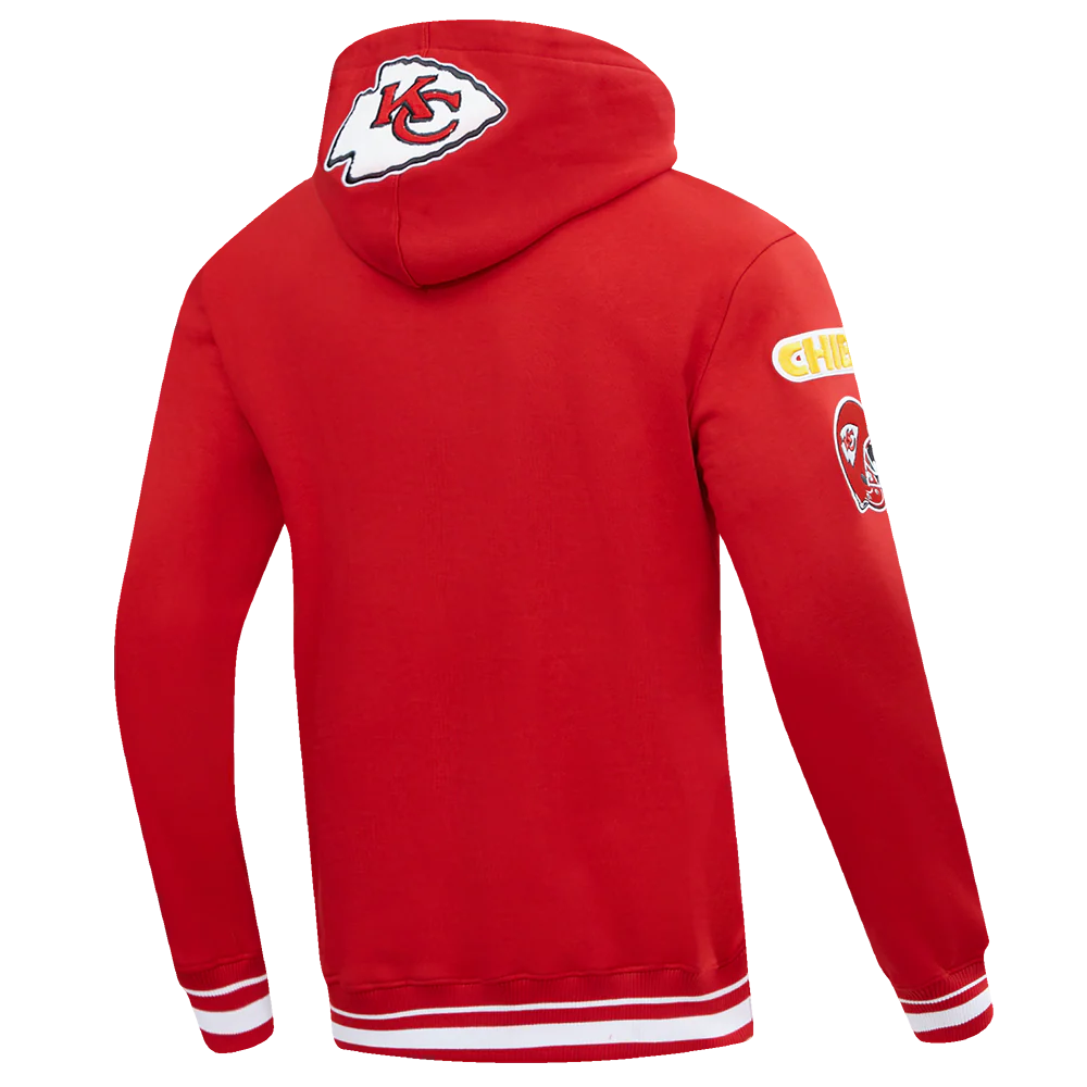 NFL KANSAS CITY CHIEFS MASHUP MEN'S PULLOVER HOODIE (RED) - Image 3