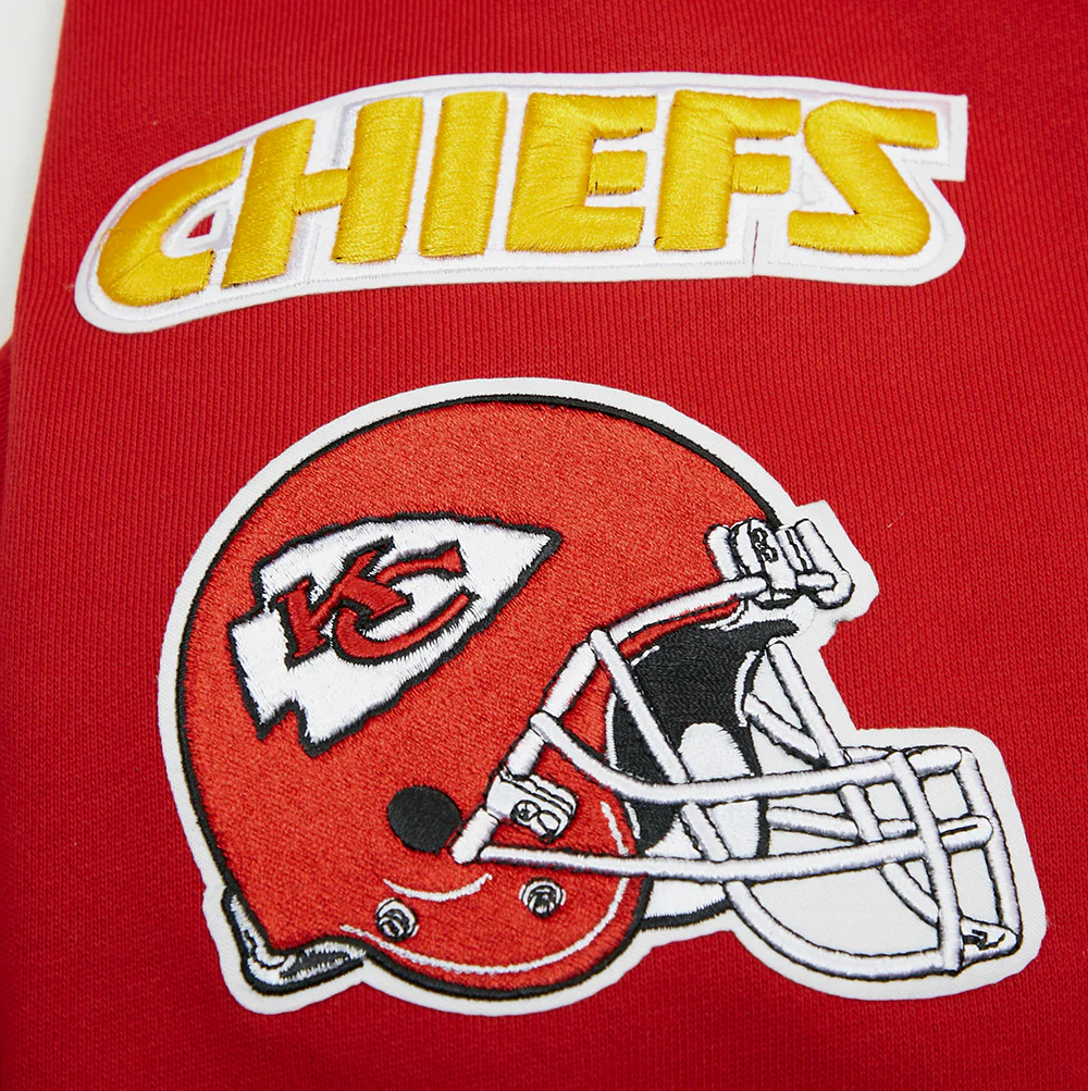NFL KANSAS CITY CHIEFS MASHUP MEN'S PULLOVER HOODIE (RED) - Image 5