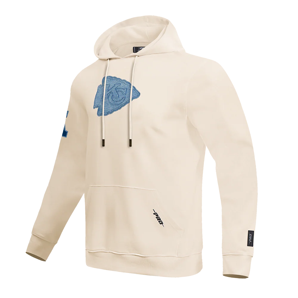 NFL KANSAS CITY CHIEFS VARSITY BLUES MEN'S PULLOVER HOODIE (LINEN) - Image 2