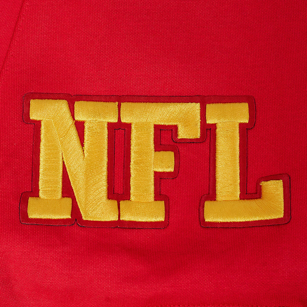 NFL KANSAS CITY CHIEFS PRO GAME DAY MEN'S DBL KNIT JACKET (RED/BLACK/WHITE) - Image 9