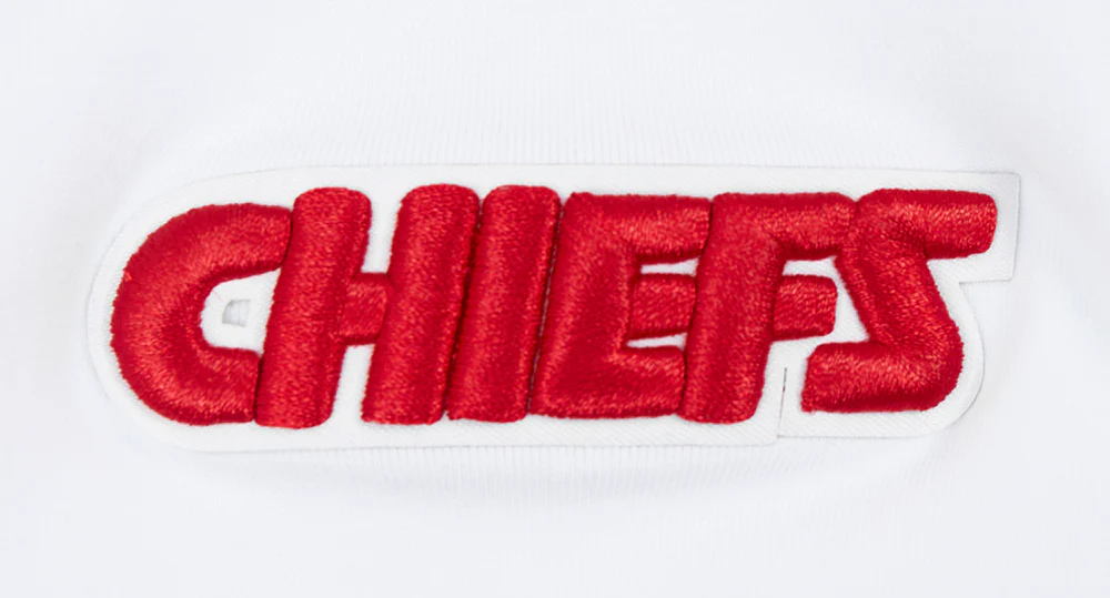 NFL KANSAS CITY CHIEFS SCRIPT TAIL WOMEN'S SINGLE JERSEY BOXY TEE (WHITE) - Image 6
