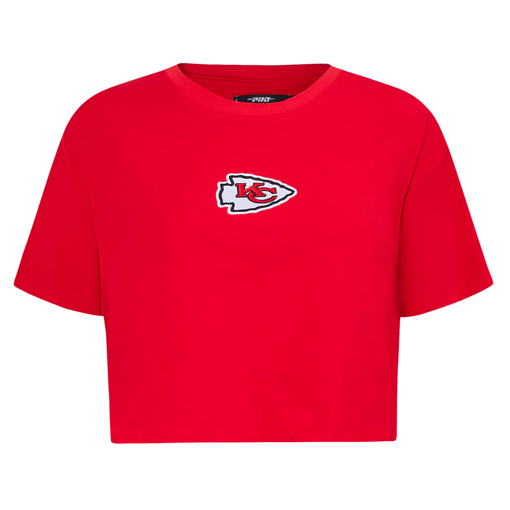 NFL KANSAS CITY CHIEFS WINGSPAN WOMEN'S SJ BOXY TEE (RED) - Image 3