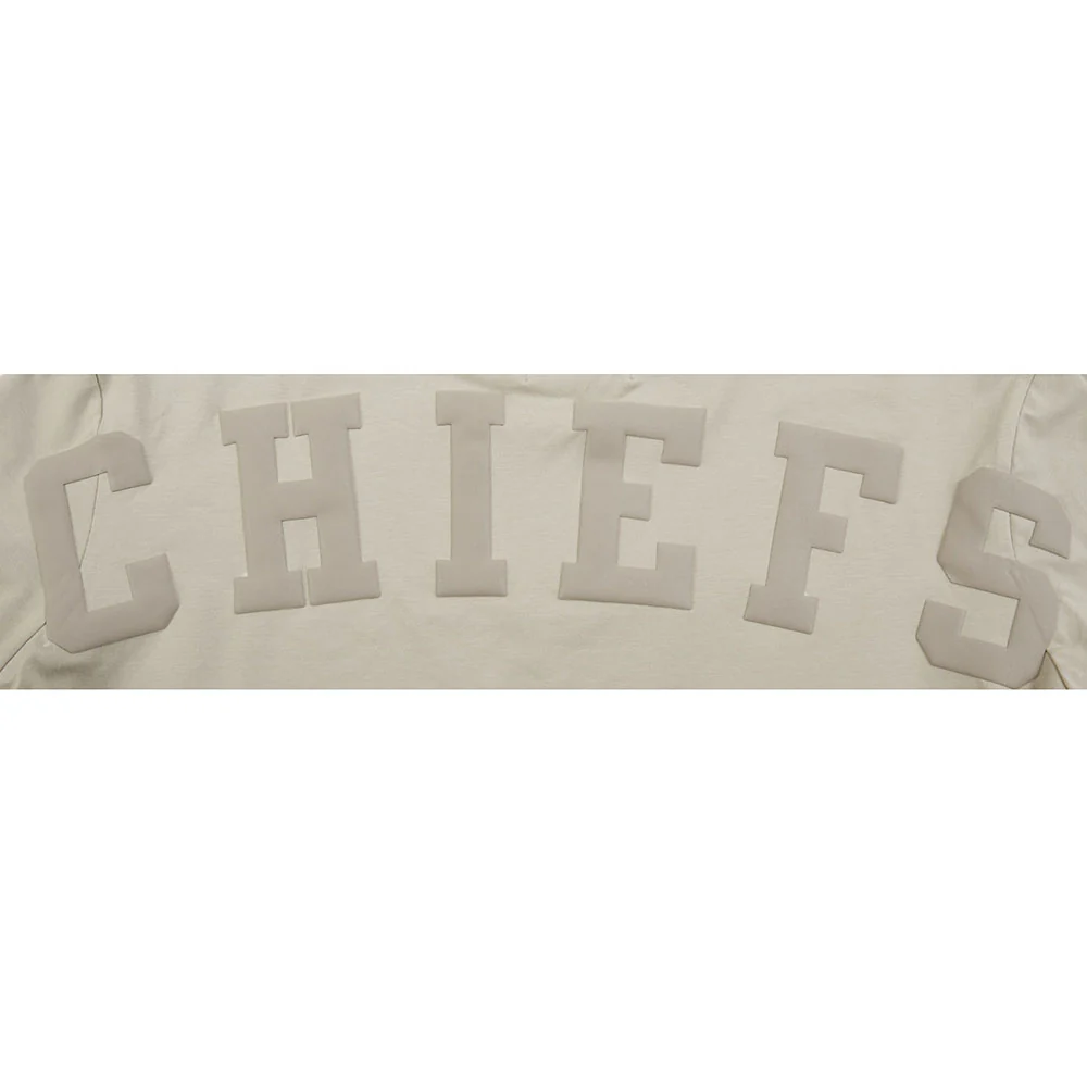 NFL KANSAS CITY CHIEFS WINGSPAN WOMEN'S SJ BOXY TEE (TAUPE) - Image 7