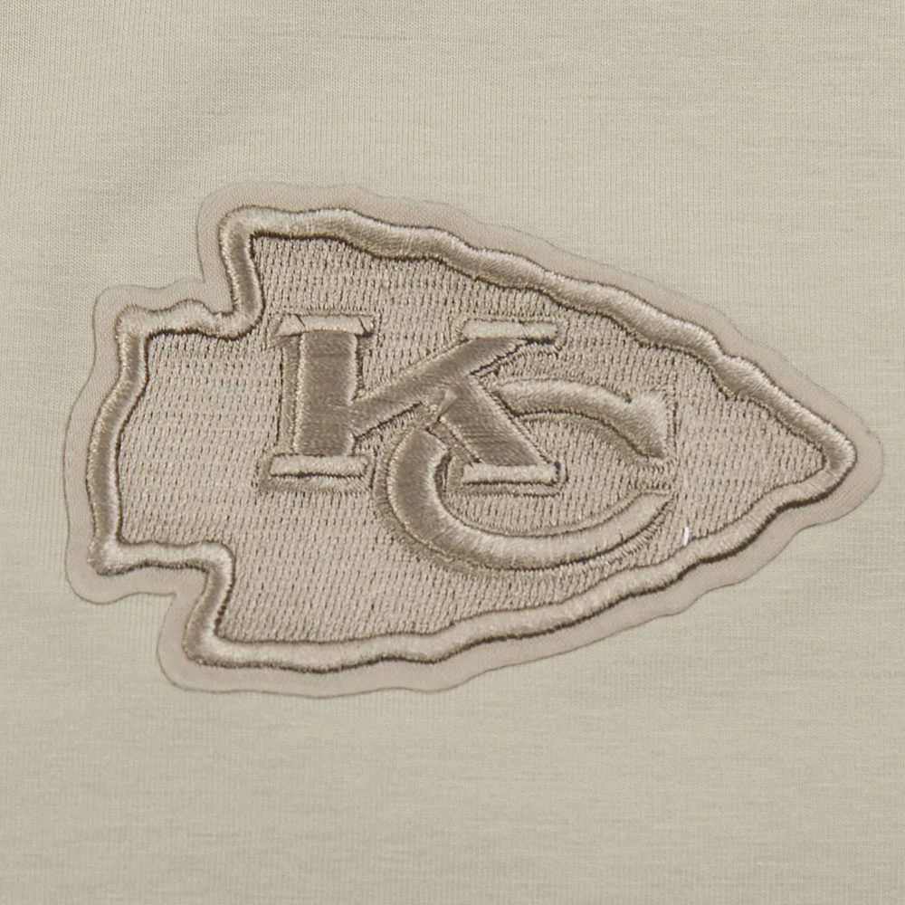 NFL KANSAS CITY CHIEFS WINGSPAN WOMEN'S SJ BOXY TEE (TAUPE) - Image 8