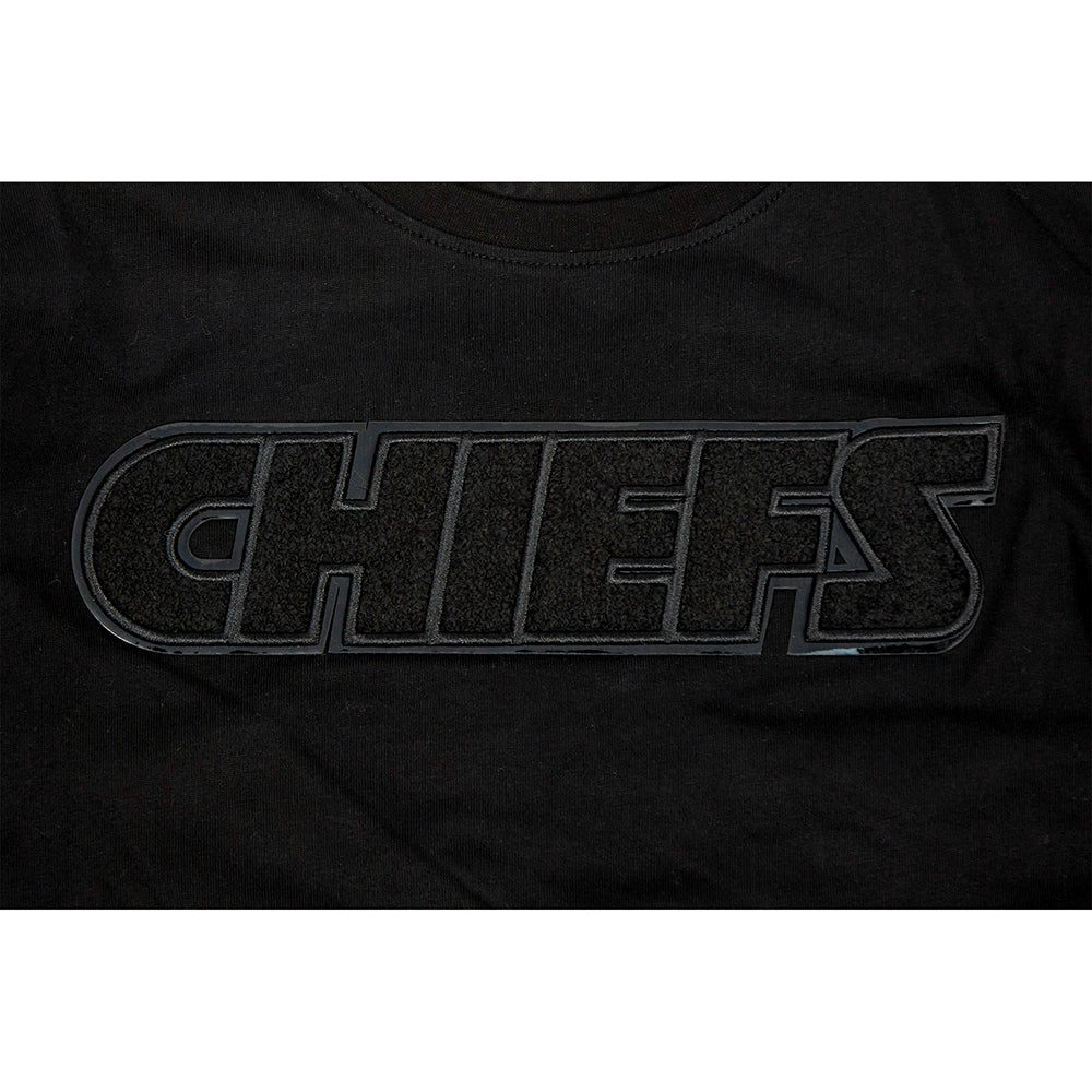 NFL KANSAS CITY CHIEFS TRIPLE BLACK BIG BOYS SINGLE JERSEY TEE (BLACK) - Image 8