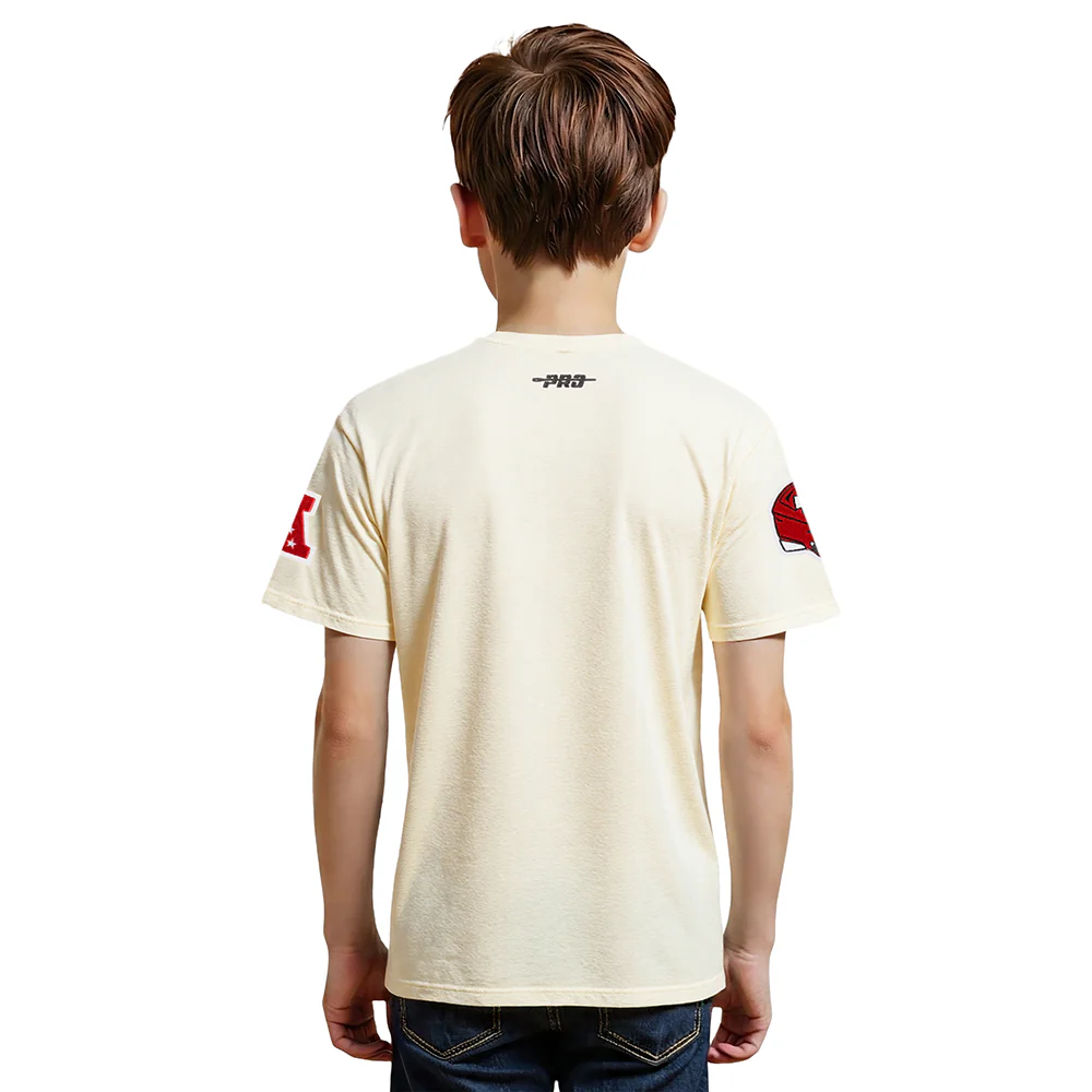 NFL KANSAS CITY CHIEFS RETRO CLASSIC BIG BOY'S SS TEE (EGGSHELL) - Image 2