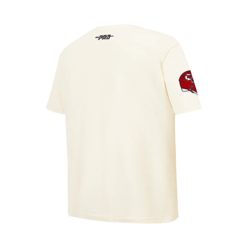 NFL KANSAS CITY CHIEFS RETRO CLASSIC BIG BOY'S SS TEE (EGGSHELL) - Image 4