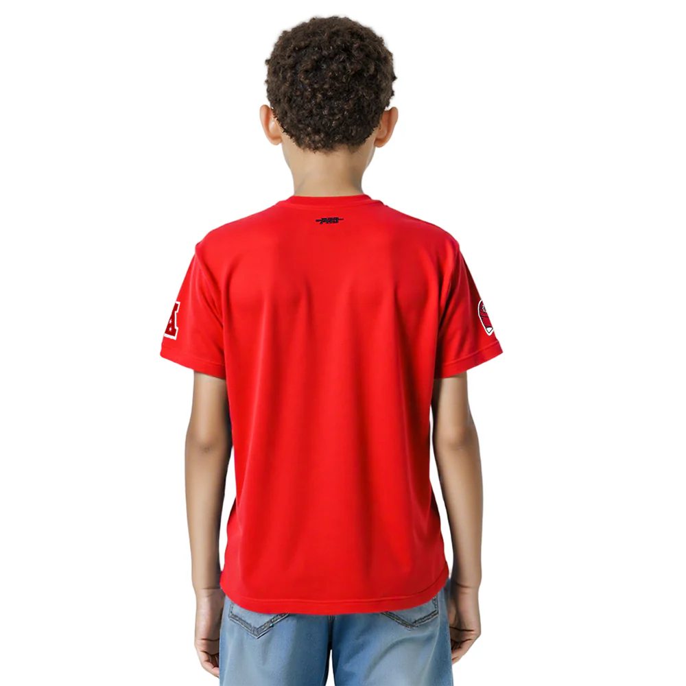 NFL KANSAS CITY CHIEFS RETRO CLASSIC SINGLE JERSEY BIG BOYS SINGLE JERSEY TEE (RED) - Image 10