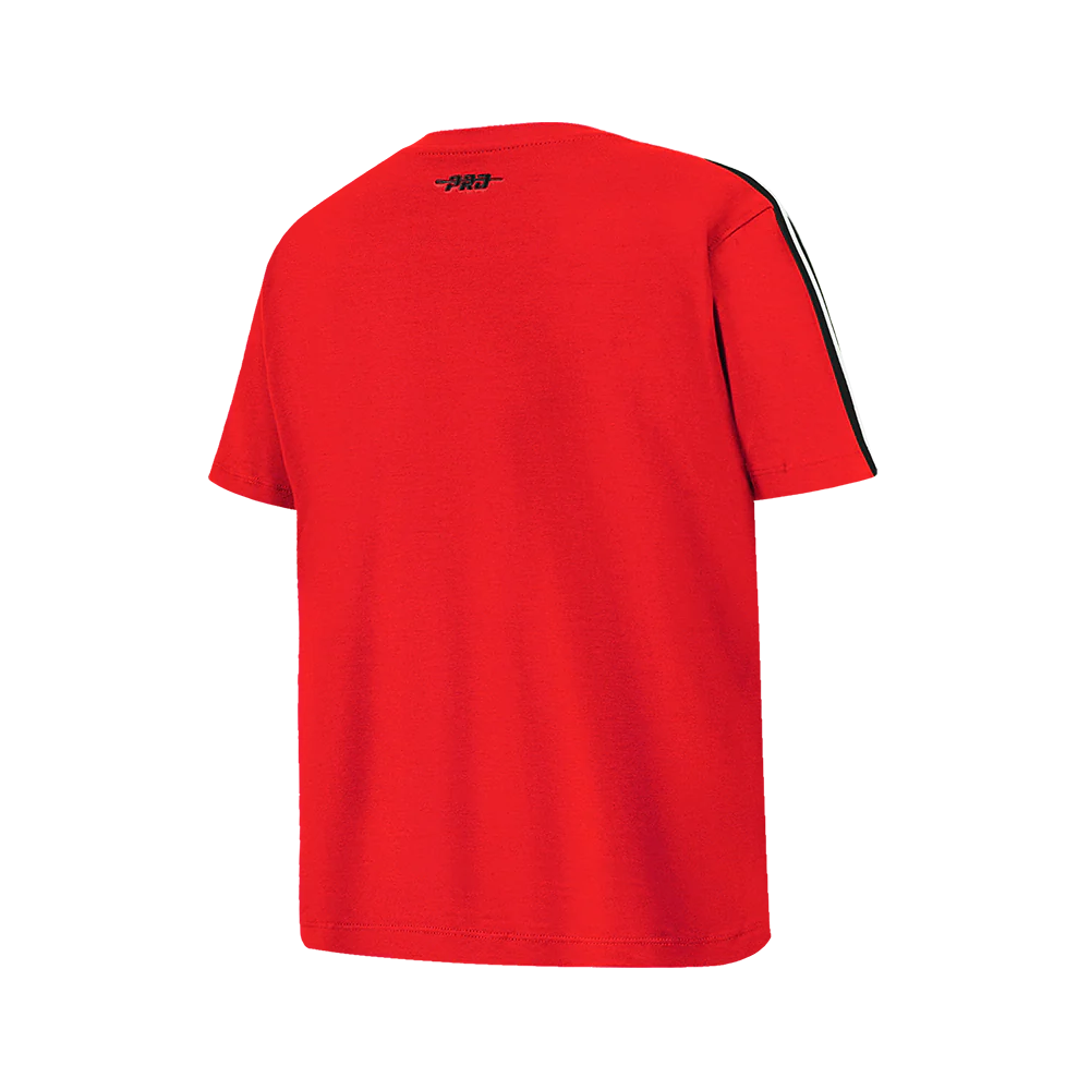 NFL KANSAS CITY CHIEFS RETRO CLASSIC SINGLE JERSEY BIG BOYS SINGLE JERSEY TAPING TEE (RED/BLACK) - Image 6