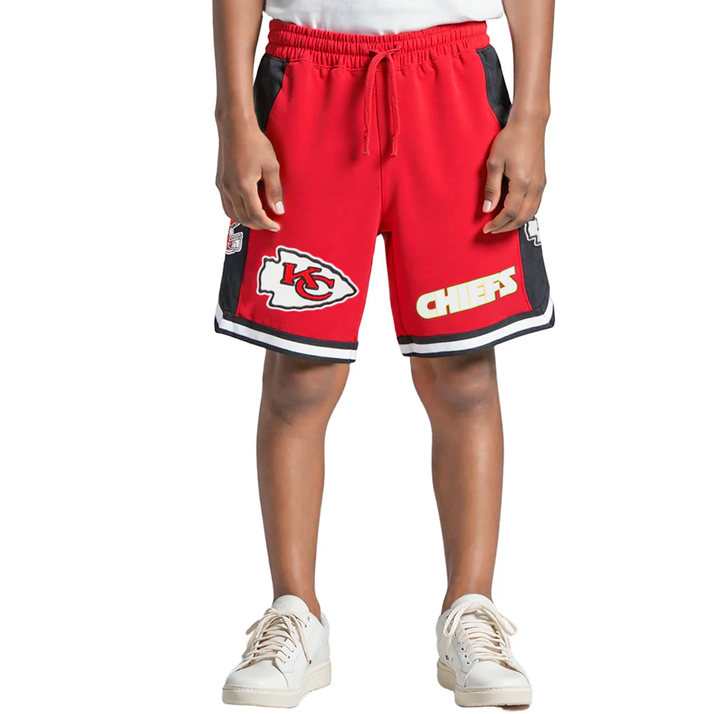 NFL KANSAS CITY CHIEFS CLASSIC BIG BOYS FLEECE 2.0 SHORT (RED/BLACK) - Image 10