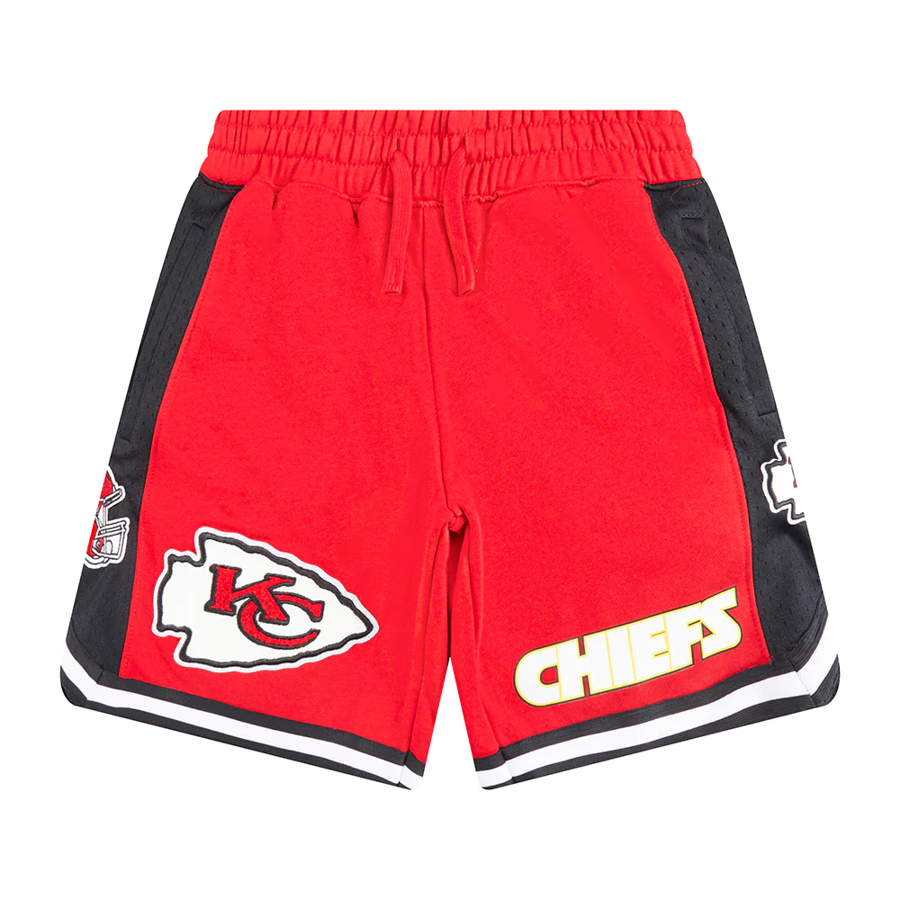 NFL KANSAS CITY CHIEFS CLASSIC BIG BOYS FLEECE 2.0 SHORT (RED/BLACK) - Image 4