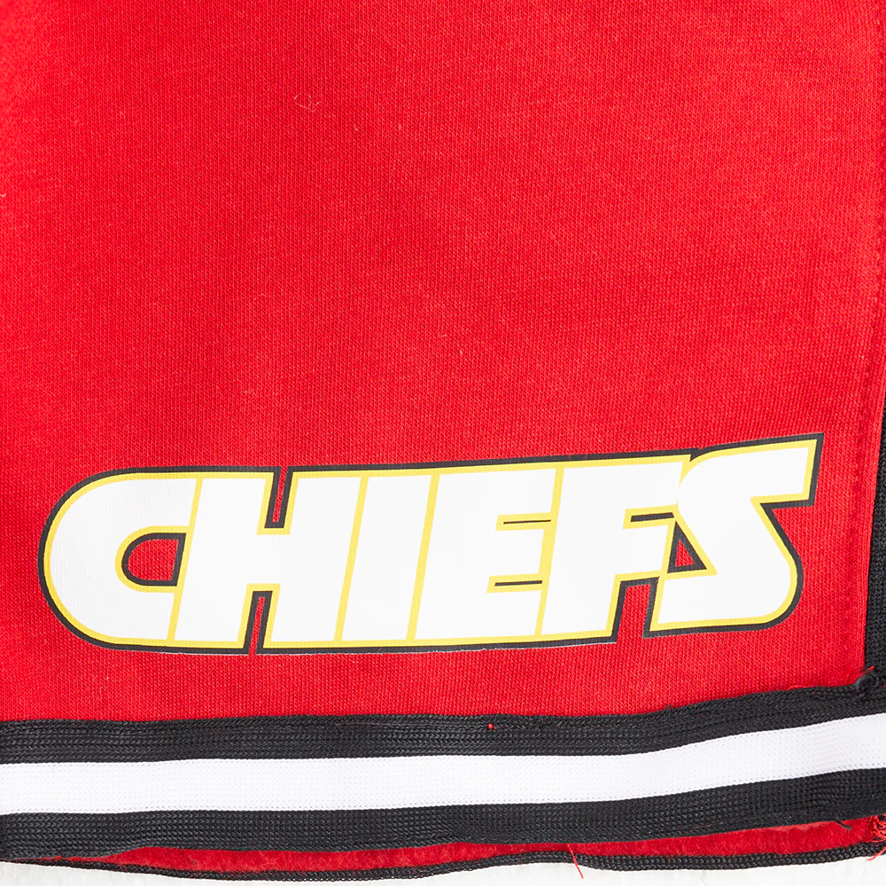 NFL KANSAS CITY CHIEFS CLASSIC BIG BOYS FLEECE 2.0 SHORT (RED/BLACK) - Image 9