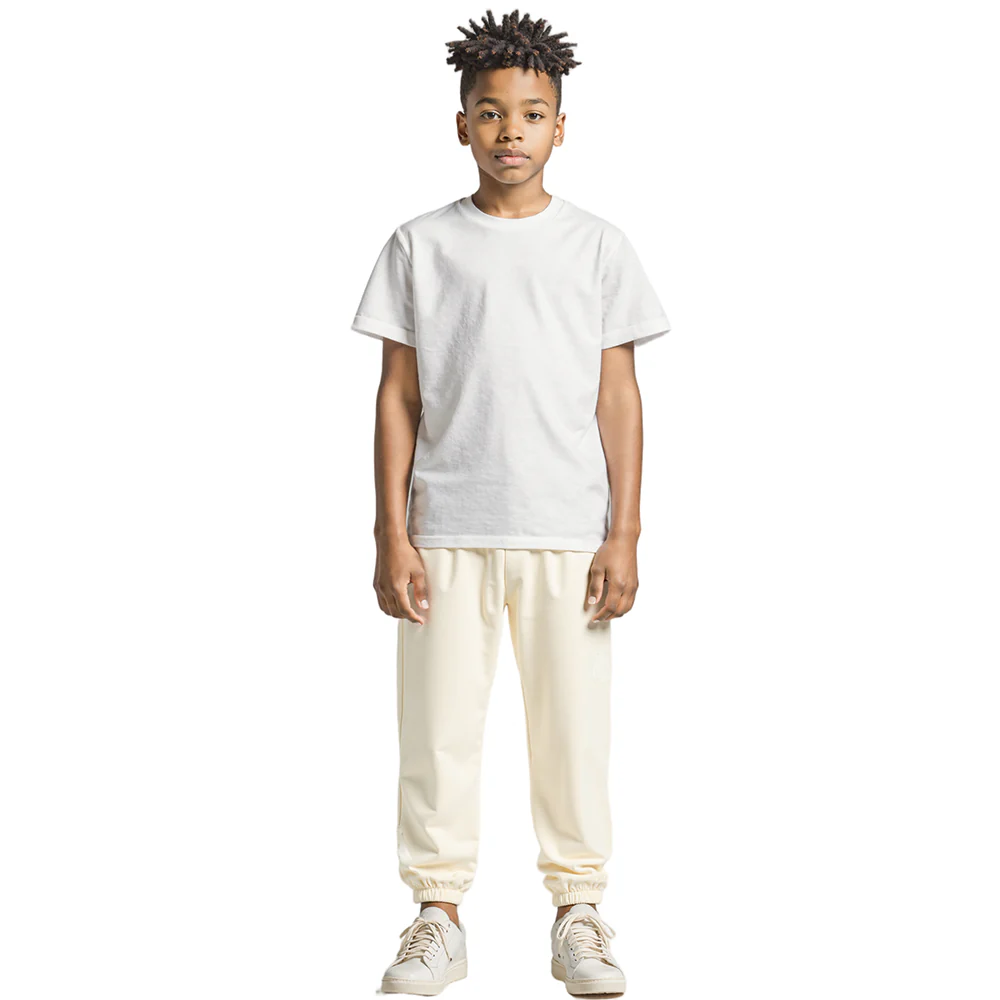 NFL KANSAS CITY CHIEFS NEUTRAL BIG BOYS FLC SWEATPANT (EGGSHELL) - Image 2