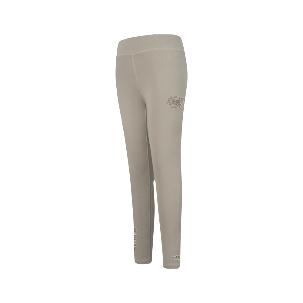 NFL KANSAS CITY CHIEFS NEUTRAL BIG GIRLS LEGGING (EGGSHELL) - Image 4
