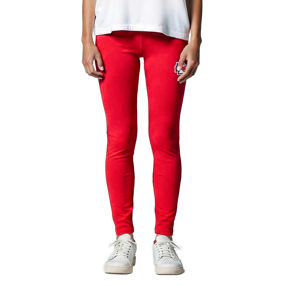 NFL KANSAS CITY CHIEFS RETRO CLASSIC BIG GIRLS LEGGING (RED)