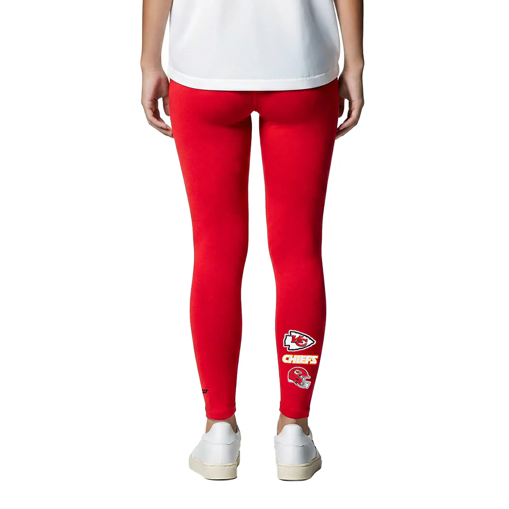 NFL KANSAS CITY CHIEFS RETRO CLASSIC BIG GIRLS LEGGING (RED) - Image 2