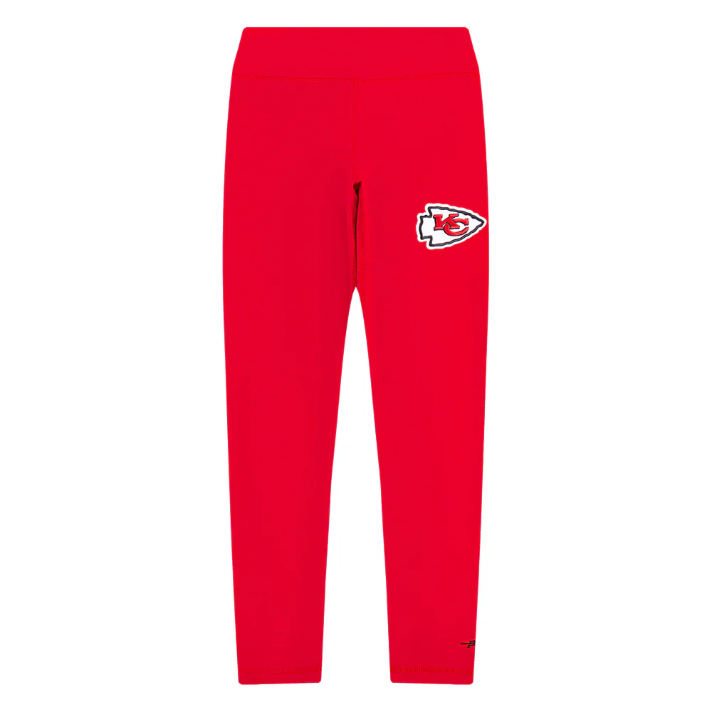 NFL KANSAS CITY CHIEFS RETRO CLASSIC BIG GIRLS LEGGING (RED) - Image 4