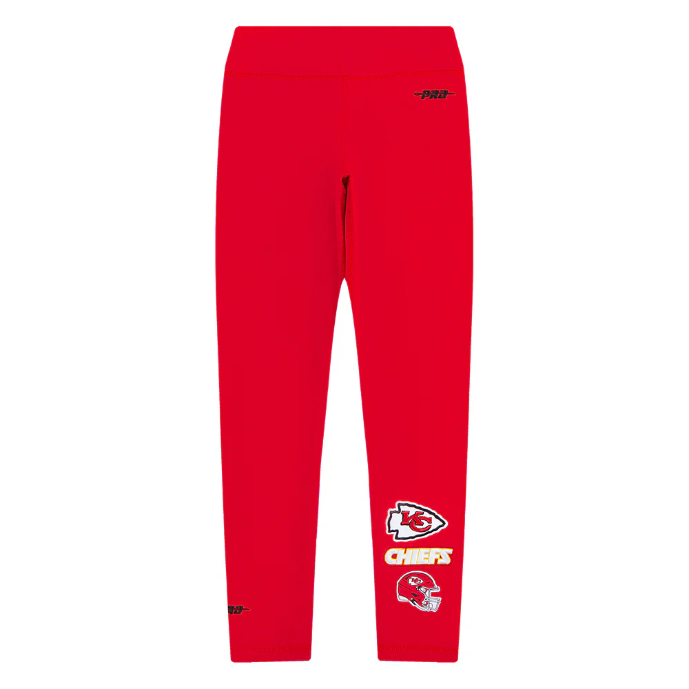 NFL KANSAS CITY CHIEFS RETRO CLASSIC BIG GIRLS LEGGING (RED) - Image 9