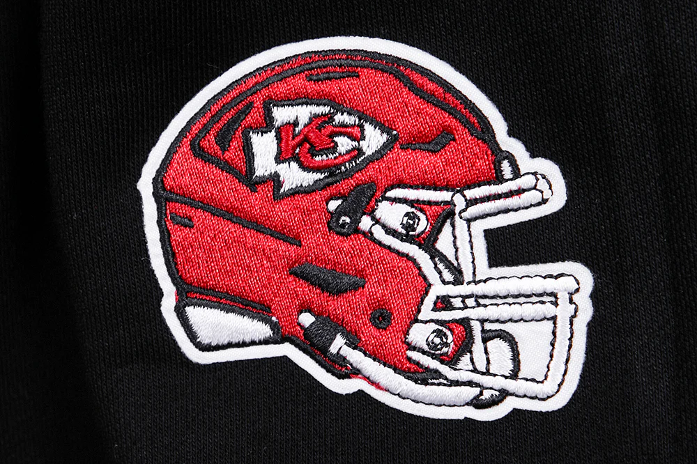 NFL KANSAS CITY CHIEFS CLASSIC WOMEN'S FLC PO HOODIE (BLACK) - Image 6