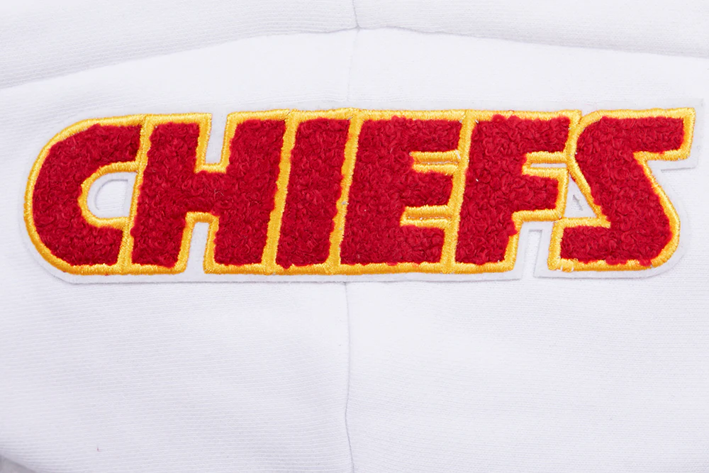 NFL KANSAS CITY CHIEFS CLASSIC WOMEN'S FLC PO HOODIE (WHITE) - Image 7