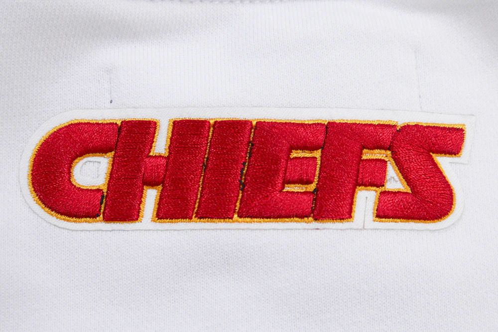 NFL KANSAS CITY CHIEFS CLASSIC WOMEN'S FLEECE CREWNECK (WHITE) - Image 7