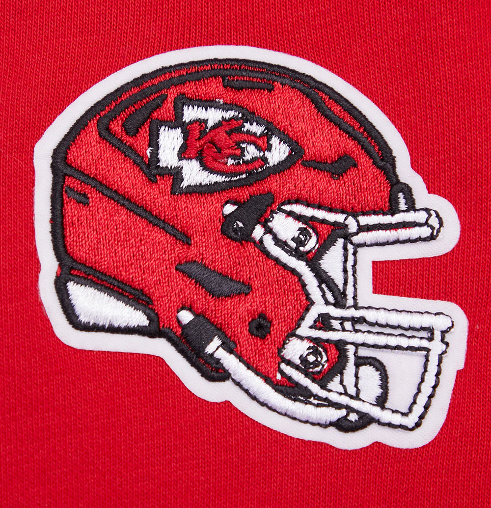 NFL KANSAS CITY CHIEFS RETRO CLASSIC WOMEN'S RIB CREWNECK (RED) - Image 6