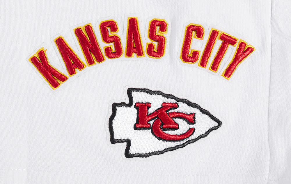NFL KANSAS CITY CHIEFS CLASSIC WOMEN'S SHORT (WHITE) - Image 5