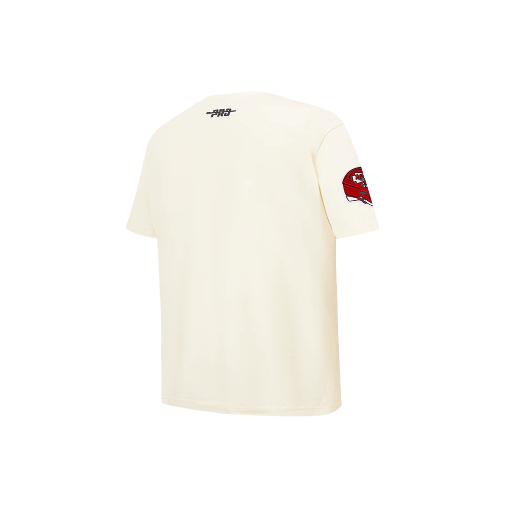 NFL KANSAS CITY CHIEFS RETRO CLASSIC LITTLE BOY'S SS TEE (EGGSHELL) - Image 4