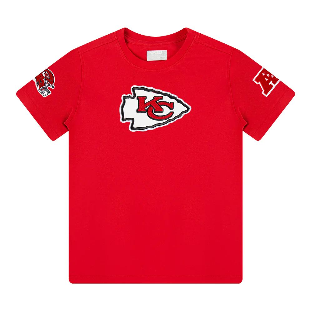 NFL KANSAS CITY CHIEFS RETRO CLASSIC LITTLE BOYS SHORT SLEEVE TEE (RED) - Image 3