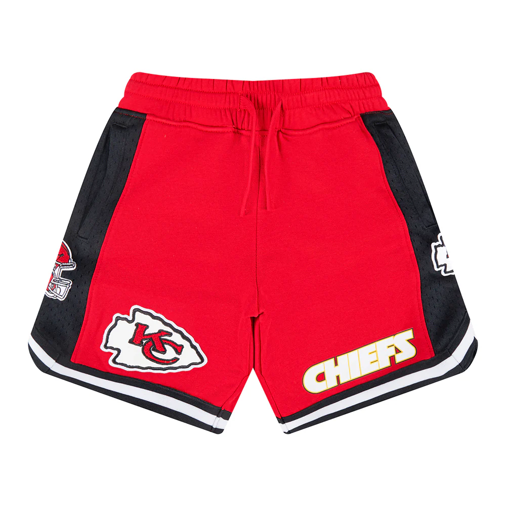 NFL KANSAS CITY CHIEFS CLASSIC LITTLE BOYS FLEECE 2.0 SHORT (RED/BLACK) - Image 14