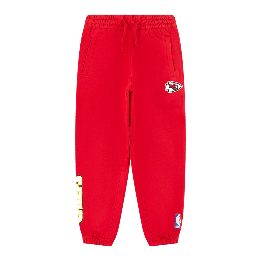 NFL KANSAS CITY CHIEFS CLASSIC LITTLE BOYS FLEECE SWEATPANT (RED) - Image 12