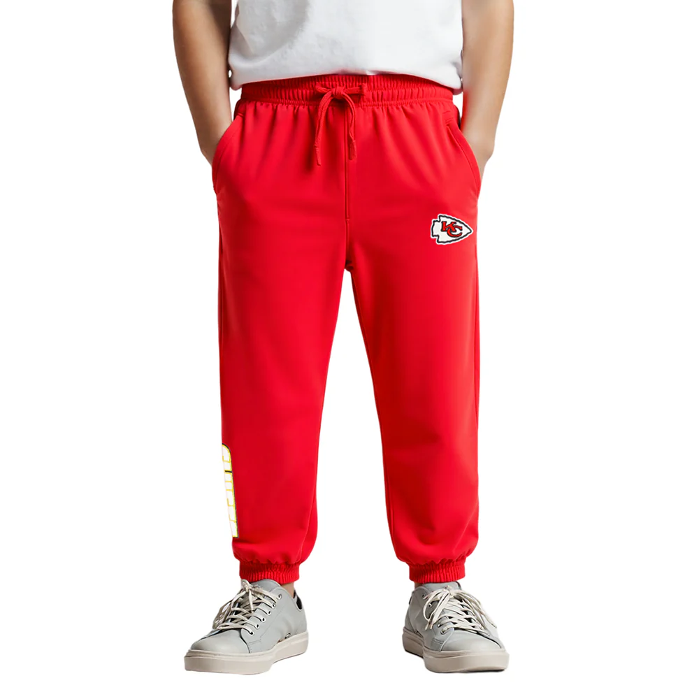 NFL KANSAS CITY CHIEFS CLASSIC LITTLE BOYS FLEECE SWEATPANT (RED) - Image 9