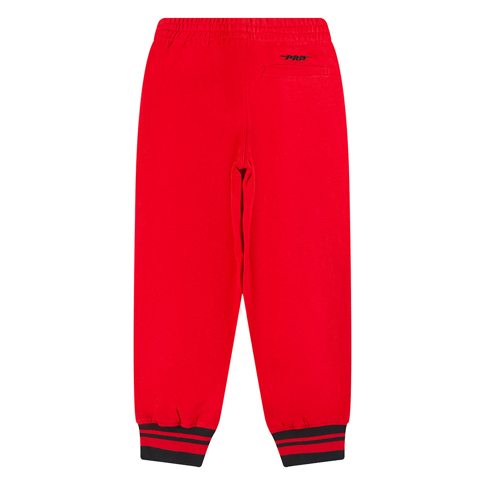 NFL KANSAS CITY CHIEFS RETRO CLASSIC LITTLE BOYS RIB FLC SWEATPANT (RED/BLACK) - Image 12