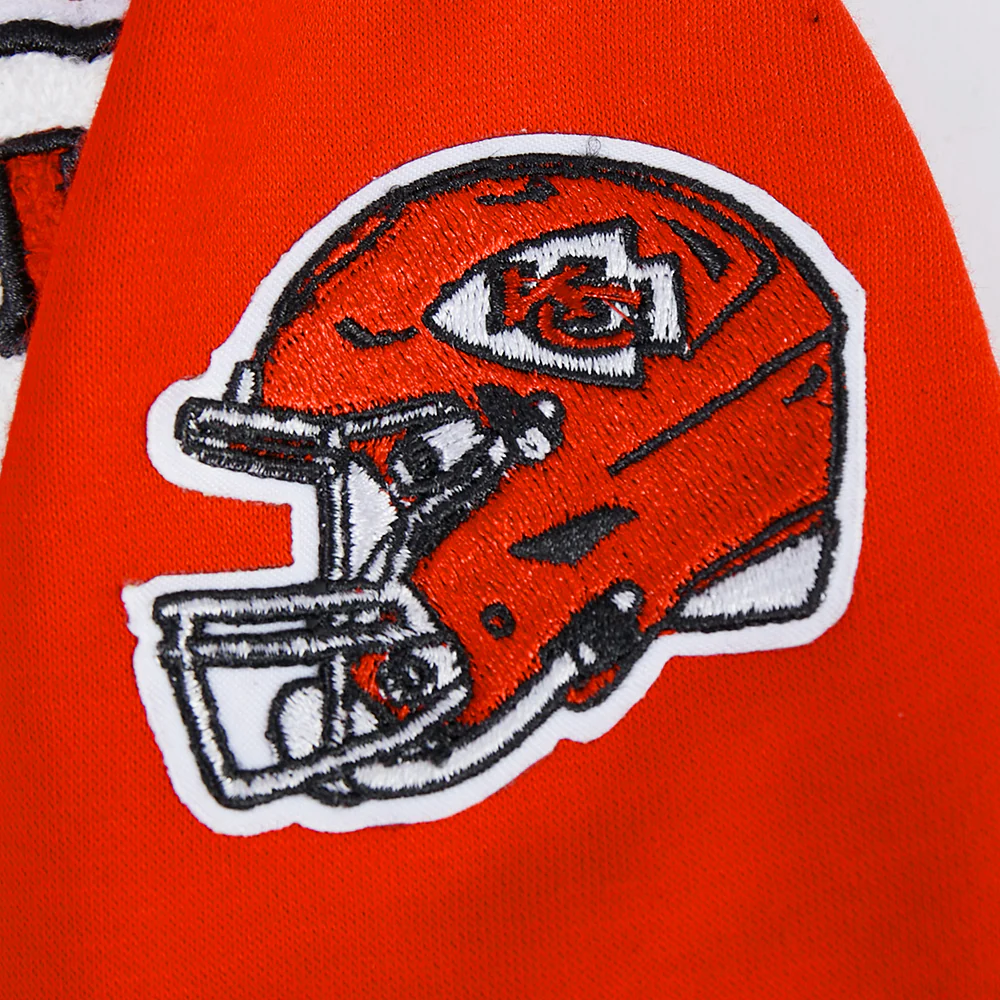 NFL KANSAS CITY CHIEFS CLASSIC LITTLE BOY'S FLC FZ HOODIE (RED) - Image 6