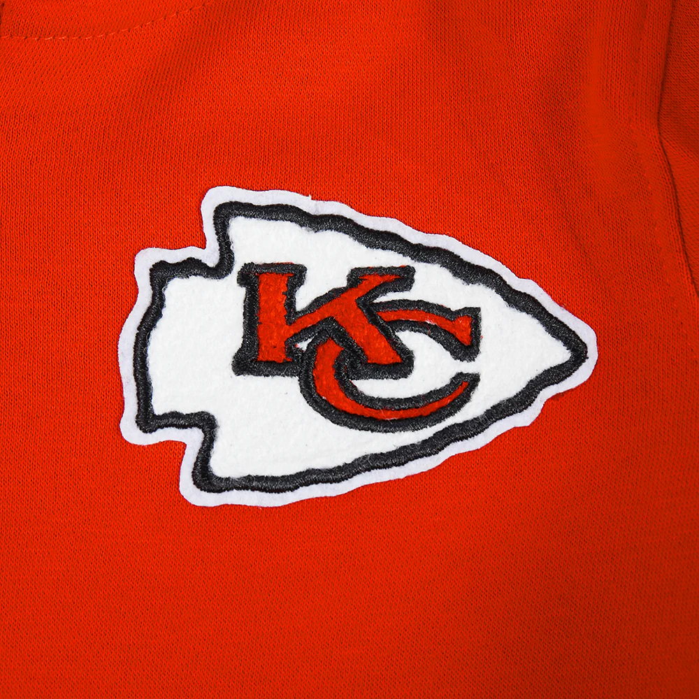 NFL KANSAS CITY CHIEFS CLASSIC LITTLE BOY'S FLC FZ HOODIE (RED) - Image 7