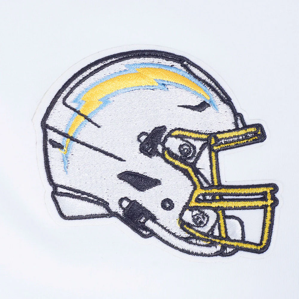 NFL LOS ANGELES CHARGERS CLASSIC MESH MEN'S SJ STRIPED TEE (WHITE/UNIVERSITY BLUE) - Image 13