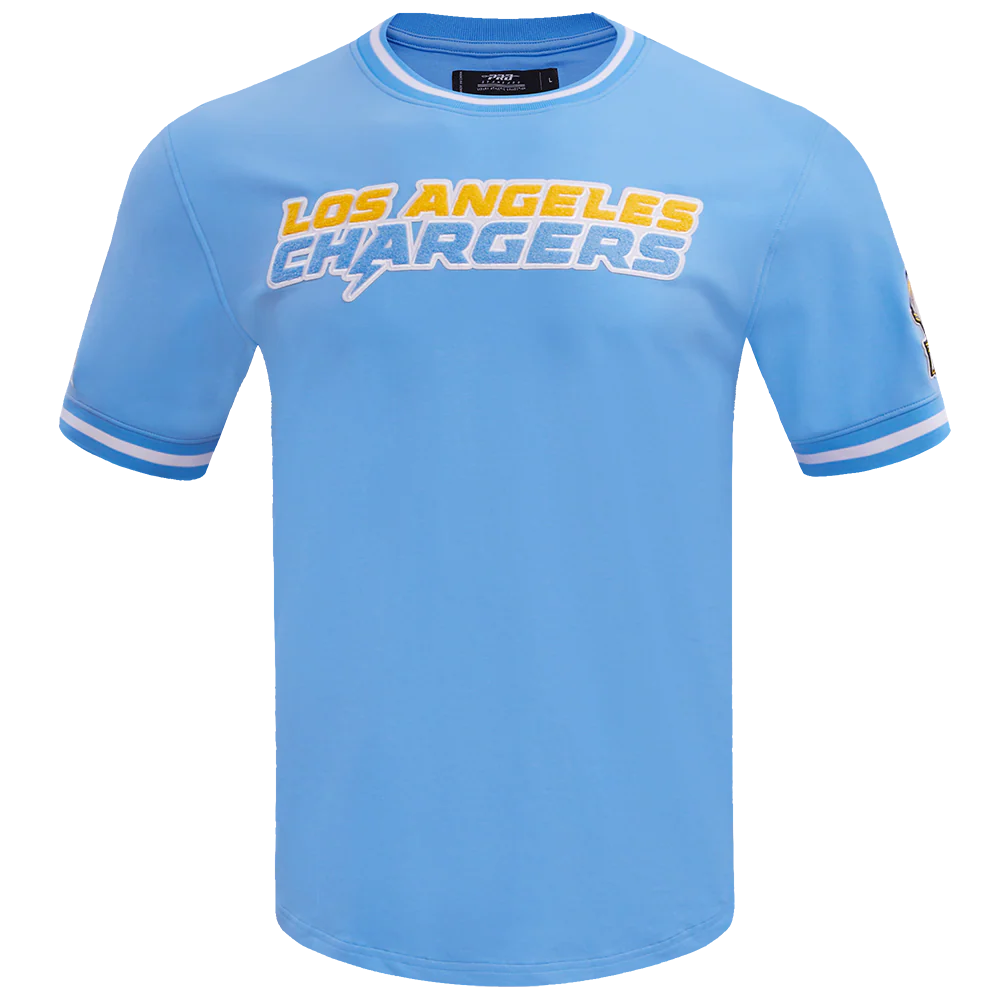 NFL LOS ANGELES CHARGERS CLASSIC CHENILLE TEE (UNIVERSITY BLUE)