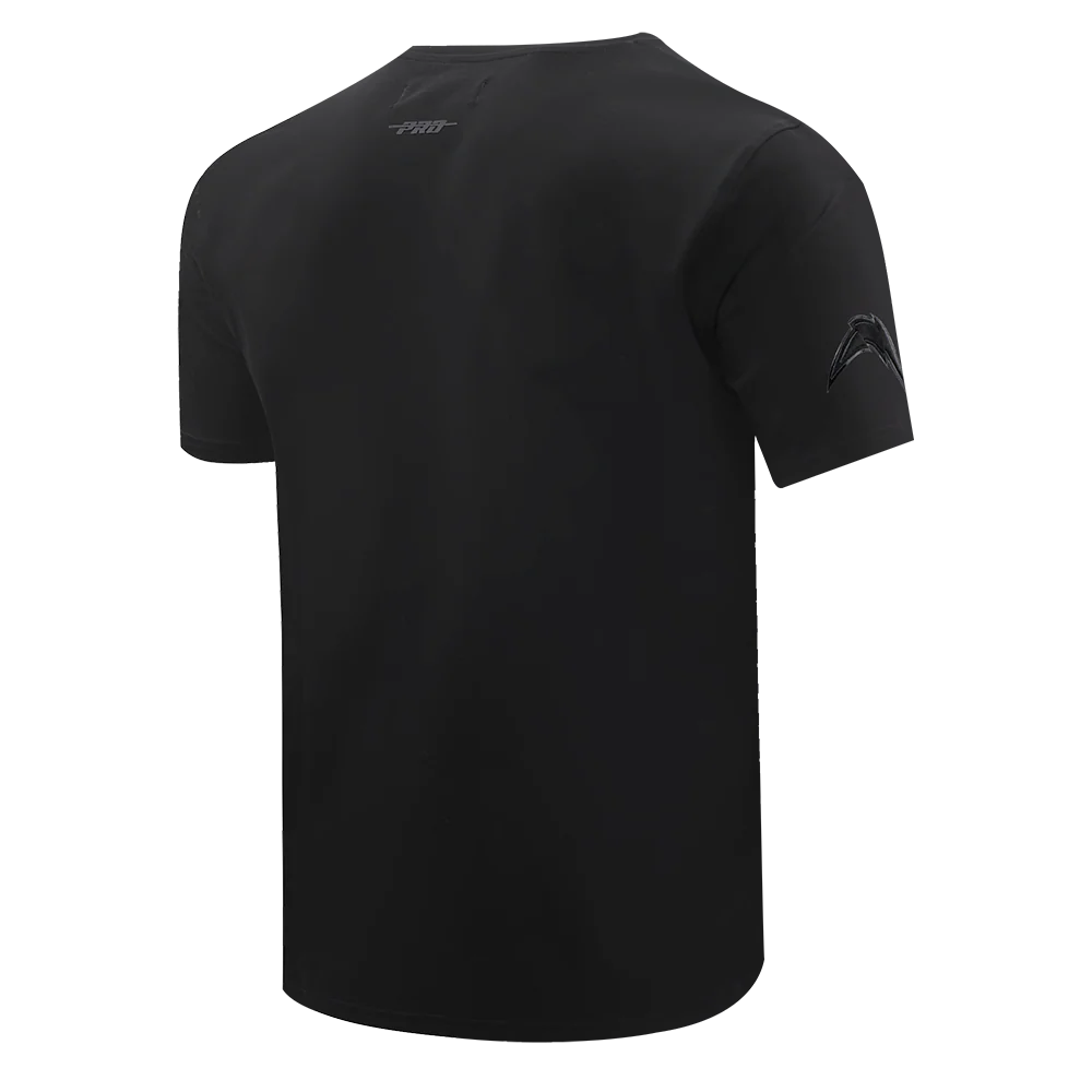 NFL LOS ANGELES CHARGERS TRIPLE BLACK MEN'S TEE (TRIPLE BLACK) - Image 3