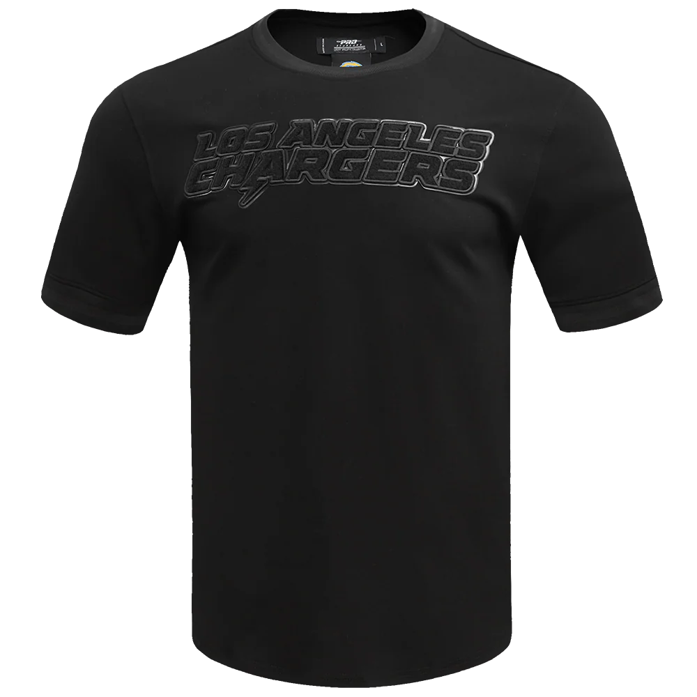 NFL LOS ANGELES CHARGERS TRIPLE BLACK TEE (TRIPLE BLACK)