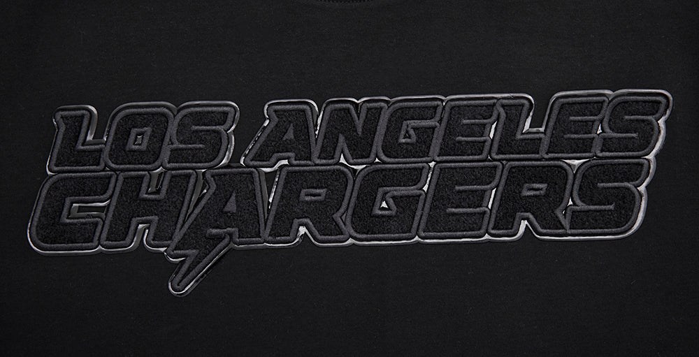 NFL LOS ANGELES CHARGERS TRIPLE BLACK TEE (TRIPLE BLACK) - Image 5