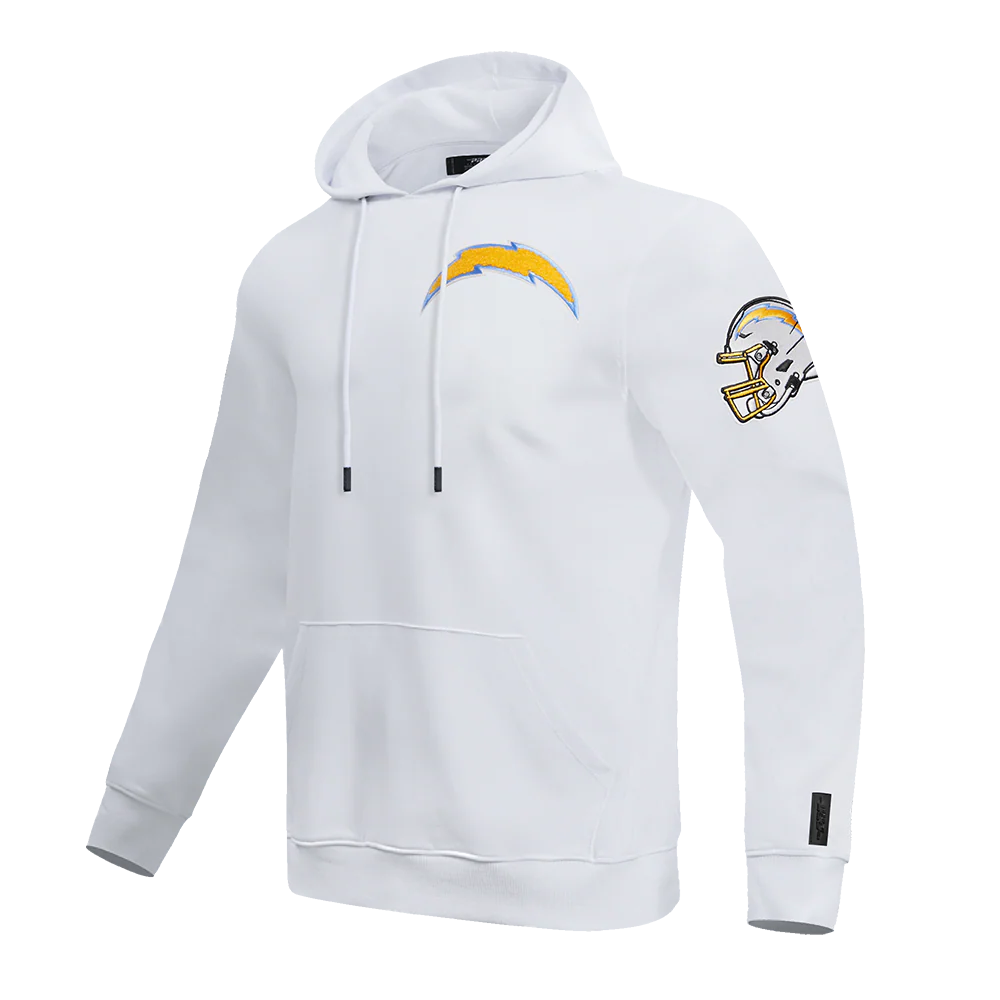 NFL LOS ANGELES CHARGERS CLASSIC CHENILLE PO HOODIE (WHITE) - Image 2