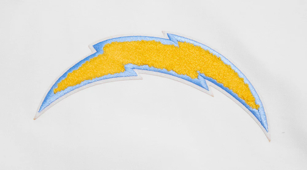 NFL LOS ANGELES CHARGERS CLASSIC CHENILLE PO HOODIE (WHITE) - Image 7