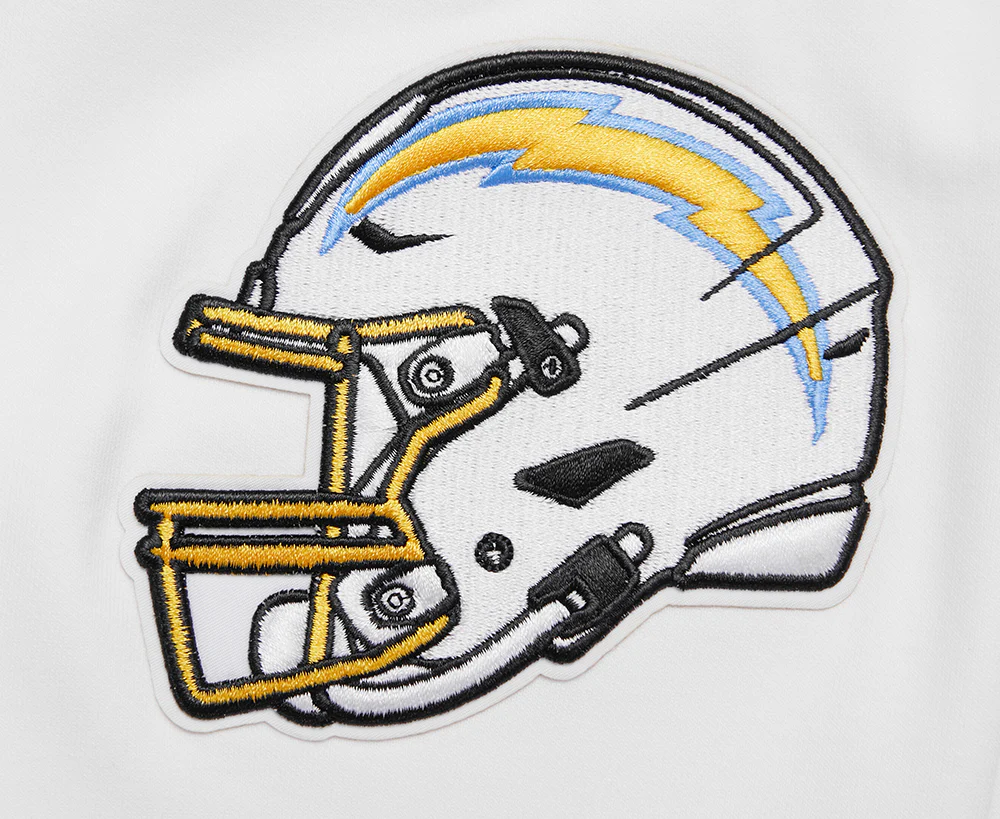 NFL LOS ANGELES CHARGERS CLASSIC CHENILLE PO HOODIE (WHITE) - Image 8