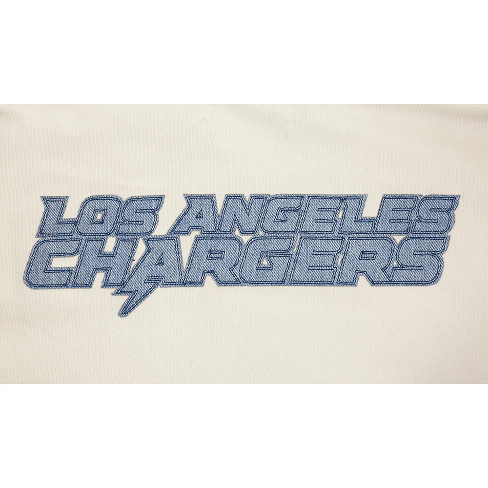 NFL LOS ANGELES CHARGERS VARSITY BLUES MEN'S FLC PO HOODIE (LINEN) - Image 16