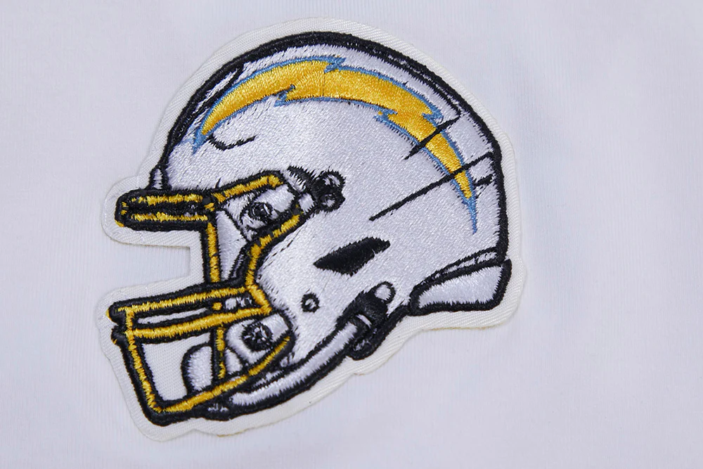 NFL LOS ANGELES CHARGERS CLASSIC WOMEN'S SINGLE JERSEY BOXY TEE (WHITE) - Image 6